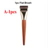 Ultra Thin Flat Blade Liquid Foundation And Concealer Contour Makeup Brush 6