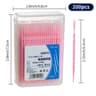 200 Piece DoubleHeaded Fine Precision Disposable Toothpicks And Creative Fruit Picks Set With Porta 7