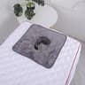 Square Thickened Velvet SPA Massage Table Face Towel With Breath Hole 7