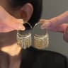 925 Silver Dense Snake Bone Tassel Drop Earrings Simple Elegant Dangle Jewelry 6