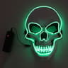 Halloween Horror Skull LED Cold Light Luminous Cosplay Mask 6
