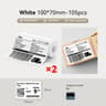 Large Size Barcode Price Tag SelfAdhesive Thermal Label Stickers 12