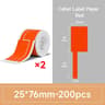 Color SelfAdhesive Network  Security Cable Thermal Label Sticker Tape 8