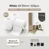 6Roll Bulk Pack Waterproof  OilProof Thermal Label Sticker Tape 18