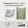 6Roll Bulk Pack Waterproof  OilProof Thermal Label Sticker Tape 17