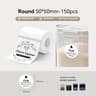6Roll Bulk Pack Waterproof  OilProof Thermal Label Sticker Tape 19