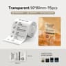 6Roll Bulk Pack Waterproof  OilProof Thermal Label Sticker Tape 24