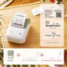 Portable Cosmetics Thermal Label Printer Wireless Pocket Label Maker 17