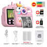 Kids Instant Print Digital Dual Camera HD 1080P Thermal Photo Printer 12