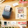 Commercial Wireless Thermal Label Printer 300 DPI Red Black Dual Color Sticker Maker 14