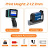 Handheld Detachable Inkjet Printer Mini TIJ Batch Coding Machine 5