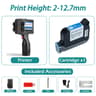 Non Encrypted Handheld Inkjet Printer Gun Fast Drying Batch Coding Machine 10