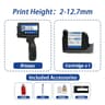 Handheld Thermal Inkjet Printer Portable Batch Coding Machine For Text Barcodes And Logos 8