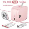 Desktop Mini Wireless Bluetooth Thermal Label Printer Portable 047 In Sticker Maker 7
