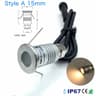 Outdoor 1W 3W Recessed LED Underground Light IP67 Waterproof 12V Landscape Pathway Lamp 6
