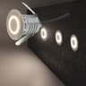 IP67 Waterproof 1W LED Step Light Embedded Footing Pathway Staircase Wall Lamp 12V To 24V 1