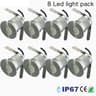 IP67 Waterproof 1W 3W LED Underground Light Recessed Ground Garden Path Outdoor Landscape Spot 12V  5