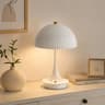 Modern LED Mushroom Table Lamp Wireless Rechargeable Touch Control 3 Color Light Dimmable Bedside 6