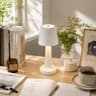 LED Mushroom Table Lamp Wireless Rechargeable Touch Control Dimmable Bedside Night Light Minimalist 6