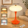 Mushroom Table Lamp Rechargeable LED Bedside Lamp Touch Sensor 3 Color Lights Contemporary Interior 7