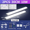 LED Tube Light With Switch Wire 110V 220V 10W 20W Lighting Strip Lamp 30cm 50cm Kitchen Cabinet 10