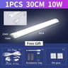 LED Tube Light With Switch Wire 110V 220V 10W 20W Lighting Strip Lamp 30cm 50cm Kitchen Cabinet 6