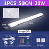 LED Tube Light With Switch Wire 110V 220V 10W 20W Lighting Strip Lamp 30cm 50cm Kitchen Cabinet 7