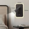 Reading Wall Lamp With USB 13W Rotatable Bedside Wall Light Double Switch LED Bedroom Spot Lights 7