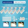 LED Track Light 110220V 3 Colors Ceiling Track Lamp Rail Lights Set Rails Spotlight Clothing Shop 8
