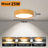 Wood Grain Gold LED Downlight 3 Colors Ceiling Light Spot Lamp Ultra Thin Panel Living Room 11