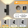 Outdoor Wall Light IP65 Waterproof Wall Lamp Replaceable E27 Bulb Gate Garden Balcony 6