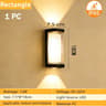 LED Wall Light IP65 Waterproof 12W Wall Lamp Decorative Light Garden Gate Living Room 13