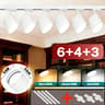 LED Track Light 3 Colors Rail Spot Light 110220V Ceiling Lamp Living Room Home Decor 10