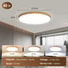 Modern Ultra Thin Wood Grain LED Ceiling Lamp 220V Living Room Bedroom Kitchen 8