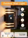 Smart Outdoor Wall Light Waterproof LED Motion Sensor Porch Lamp Exterior Sconce 8