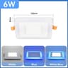 Modern Double Color LED Ceiling Panel Light Dual Mode Recessed Downlight Spotlight 9