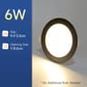 UltraThin Embedded LED Ceiling Downlight Tricolor Recessed Spotlight Living Room Corridor 8