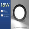 UltraThin Embedded LED Ceiling Downlight Tricolor Recessed Spotlight Living Room Corridor 12