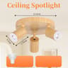 Modern LED Ceiling Spotlight Replaceable Bulb Spot Lamp Surface Mount Living Room Kitchen 9