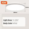 Modern Round LED Ceiling Light IP44 Waterproof Panel Lamp Bedroom Bathroom Living Room 11