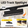 Adjustable Foldable LED Track Spotlight 85 To 265V Rail Lamp 10W 20W Ceiling Fixture Living Room Ga 12