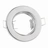 6 Pack Recessed Rotating LED Ceiling Spotlight Fixture Frame Round Gimbal Downlight Ring Set 9