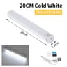 USB Rechargeable Motion Sensor LED Bar Light Magnetic Induction Cabinet Lamp Wardrobe Staircase Ni 12