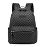 Vintage Mens PU Leather Laptop Backpack Waterproof Large Capacity Work Travel Bag 0