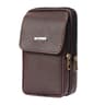PU Leather Men Waist Bag Stylish Travel Fanny Pack Phone Pouch 6