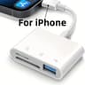 IPhone SD Card Reader With Micro SD OTG Adapter And Charging Port 1