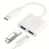 USB C OTG Adapter Card Reader With USB Port And Type C Charging 1