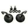 Motorcycle Bar End Mirrors Round Cafe Racer Rear View Mirrors 0