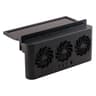 Solar Powered Car Window Fan Triple Vent USB Cooling Exhaust Ventilator 1