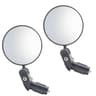 Universal Motorcycle Bar End Mirrors Round Foldable Rear View Side Mirrors 1